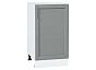 Шкаф нижний с 1-ой дверцей Сканди Grey Softwood Белый 816*450*480
