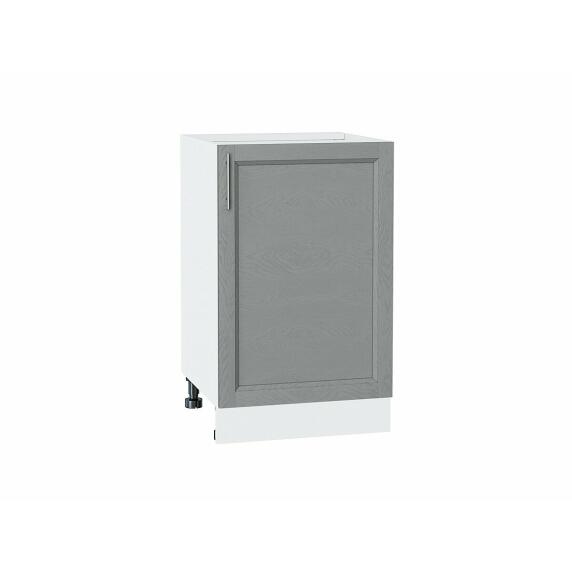 Шкаф нижний с 1-ой дверцей Сканди Grey Softwood Белый 816*500*480