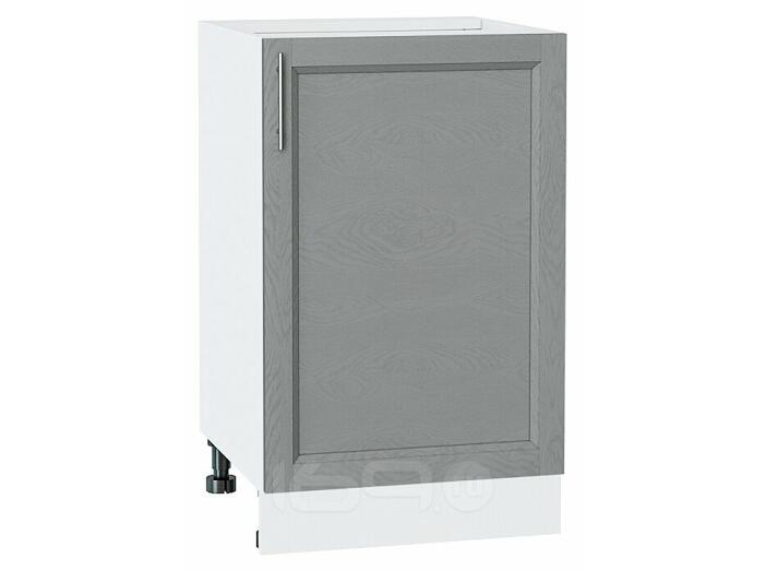 Шкаф нижний с 1-ой дверцей Сканди Grey Softwood Белый 816*500*480