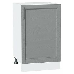 Шкаф нижний с 1-ой дверцей Сканди Grey Softwood Белый 816*500*480