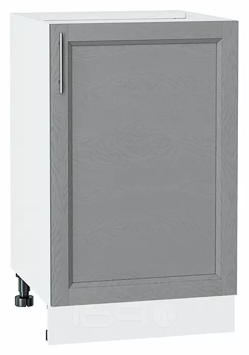 Шкаф нижний с 1-ой дверцей Сканди Grey Softwood Белый 816*500*480