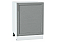 Шкаф нижний с 1-ой дверцей Сканди Grey Softwood Белый 816*600*480