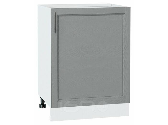 Шкаф нижний с 1-ой дверцей Сканди Grey Softwood Белый 816*600*480