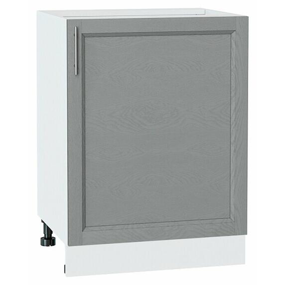 Шкаф нижний с 1-ой дверцей Сканди Grey Softwood Белый 816*600*480