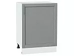 Шкаф нижний с 1-ой дверцей Сканди Grey Softwood Белый 816*600*480