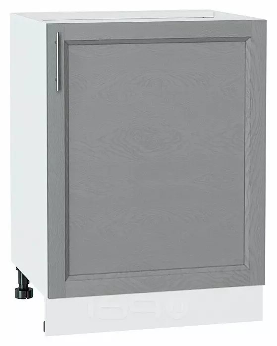 Шкаф нижний с 1-ой дверцей Сканди Grey Softwood Белый 816*600*480