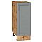 Шкаф нижний с 1-ой дверцей Сканди Grey Softwood Дуб Вотан 816*300*480 Шкаф нижний с 1-ой дверцей Сканди Grey Softwood Дуб Вотан 816*300*480