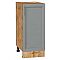 Шкаф нижний с 1-ой дверцей Сканди Grey Softwood Дуб Вотан 816*350*480