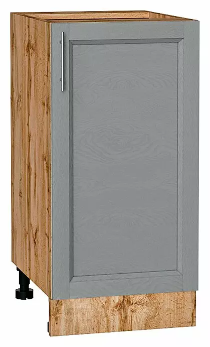 Шкаф нижний с 1-ой дверцей Сканди Grey Softwood Дуб Вотан 816*400*480