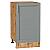 Шкаф нижний с 1-ой дверцей Сканди Grey Softwood Дуб Вотан 816*450*480