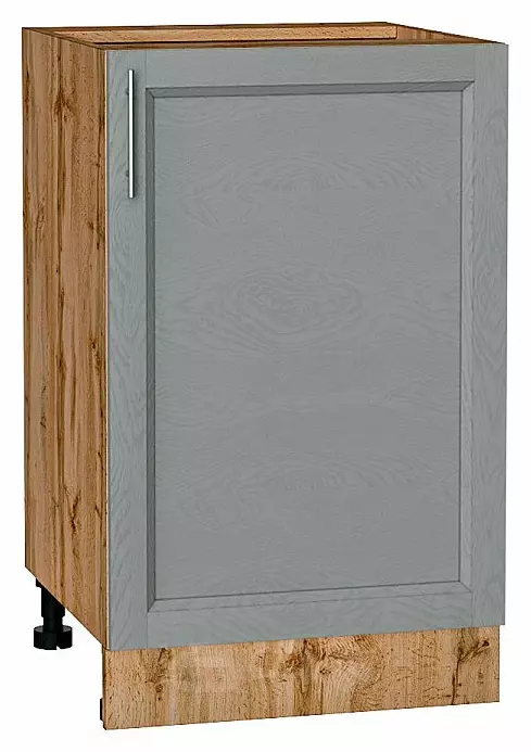 Шкаф нижний с 1-ой дверцей Сканди Grey Softwood Дуб Вотан 816*500*480