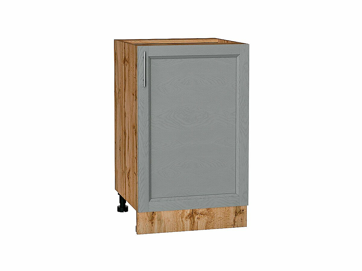 Шкаф нижний с 1-ой дверцей Сканди Grey Softwood Дуб Вотан 816*500*480