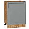 Шкаф нижний с 1-ой дверцей Сканди Grey Softwood Дуб Вотан 816*600*480 Шкаф нижний с 1-ой дверцей Сканди Grey Softwood Дуб Вотан 816*600*480