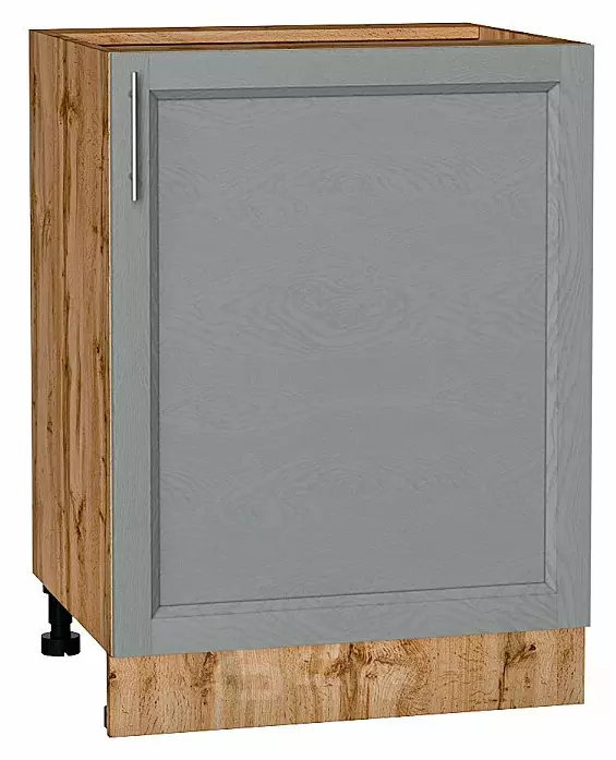 Шкаф нижний с 1-ой дверцей Сканди Grey Softwood Дуб Вотан 816*600*480