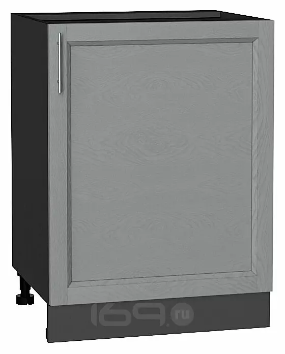 Шкаф нижний с 1-ой дверцей Сканди Grey Softwood Graphite 816*600*480