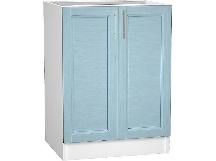 Шкаф нижний с 2-мя дверцами Сканди Н 600 Sky Wood-Белый