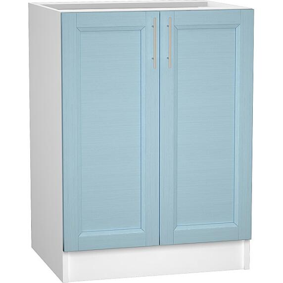 Шкаф нижний с 2-мя дверцами Сканди Н 600 Sky Wood-Белый