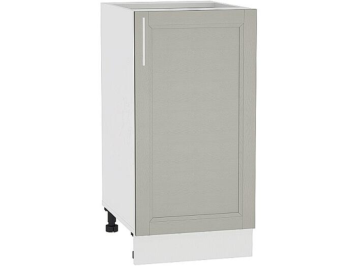 Шкаф нижний с 1-ой дверцей Сканди Н 400 Grey Softwood-Белый