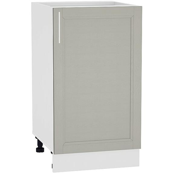 Шкаф нижний с 1-ой дверцей Сканди Н 450 Grey Softwood-Белый