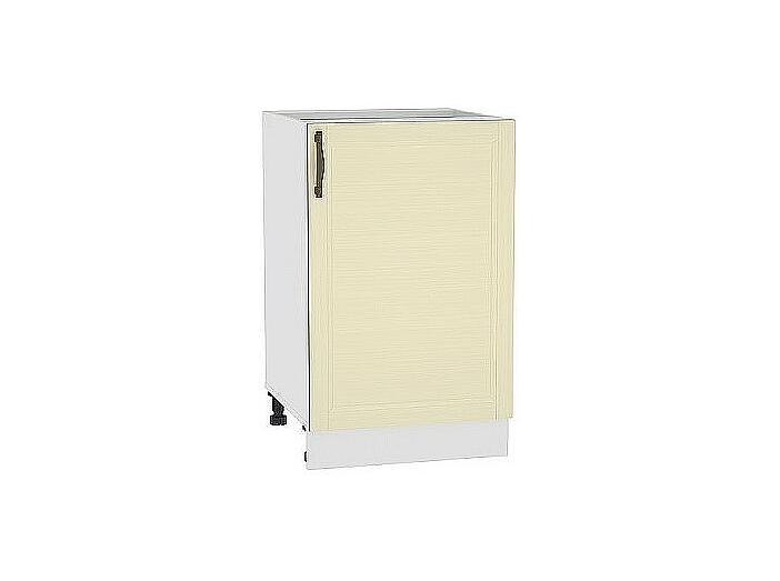 Шкаф нижний с 1-ой дверцей Сканди Н 500 Ivory Wood-Белый