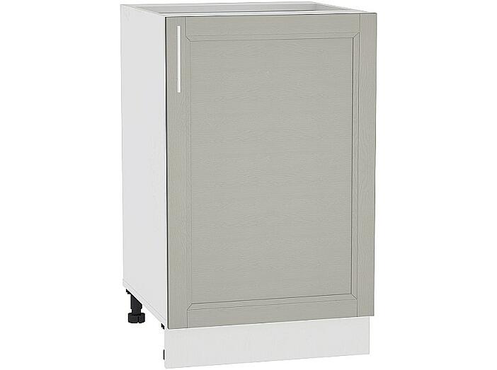 Шкаф нижний с 1-ой дверцей Сканди Н 500 Grey Softwood-Белый
