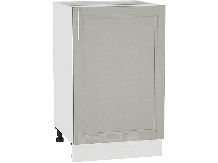 Шкаф нижний с 1-ой дверцей Сканди Н 600 Grey Softwood-Белый