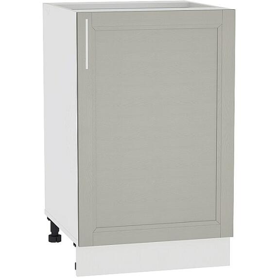 Шкаф нижний с 1-ой дверцей Сканди Н 600 Grey Softwood-Белый