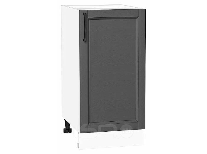 Шкаф нижний с 1-ой дверцей Сканди Stormy Silkwood/Белый 816*400*480
