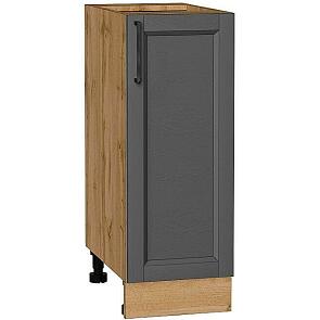 Шкаф нижний с 1-ой дверцей Сканди Stormy Silkwood/Дуб Вотан 816*300*480