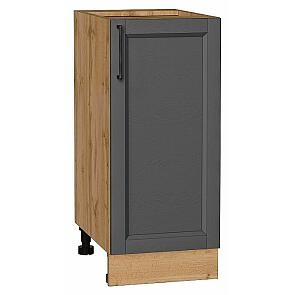 Шкаф нижний с 1-ой дверцей Сканди Stormy Silkwood/Дуб Вотан 816*350*480