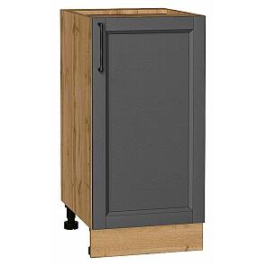 Шкаф нижний с 1-ой дверцей Сканди Stormy Silkwood/Дуб Вотан 816*400*480