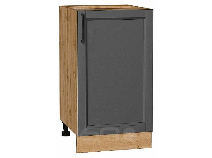 Шкаф нижний с 1-ой дверцей Сканди Stormy Silkwood/Дуб Вотан 816*450*480