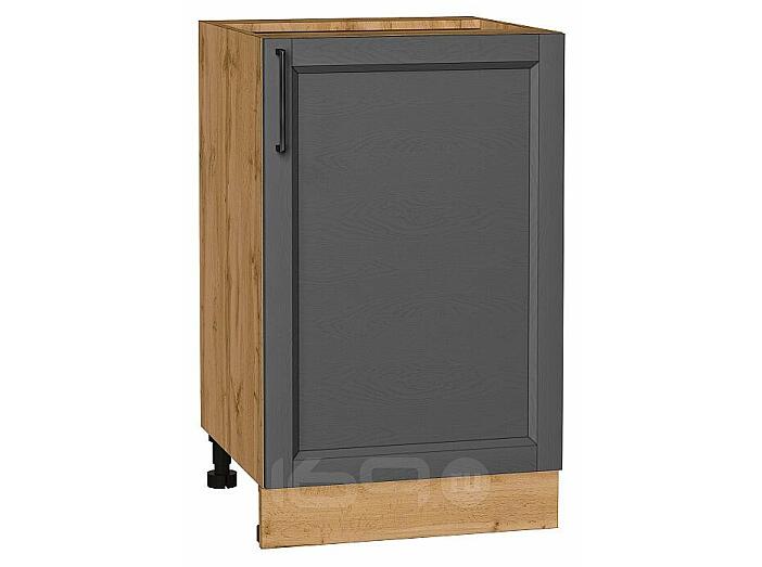 Шкаф нижний с 1-ой дверцей Сканди Stormy Silkwood/Дуб Вотан 816*500*480