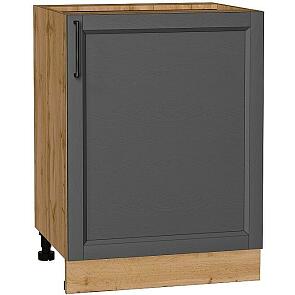 Шкаф нижний с 1-ой дверцей Сканди Stormy Silkwood/Дуб Вотан 816*600*480