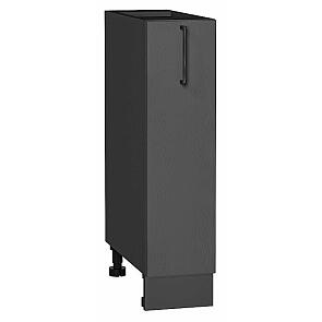 Шкаф нижний с 1-ой дверцей Сканди Stormy Silkwood/Graphite 816*200*480