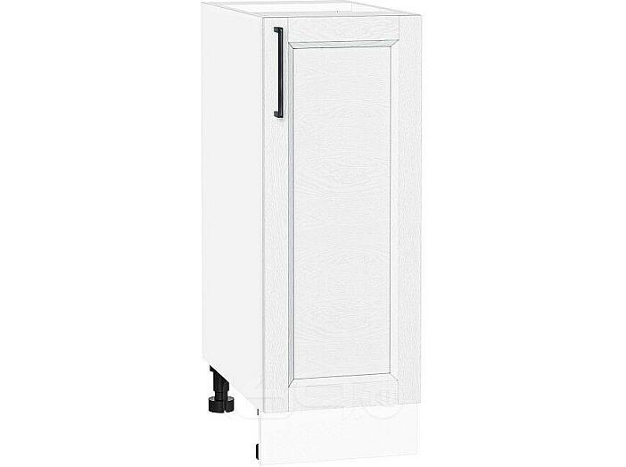 Шкаф нижний с 1-ой дверцей Сканди White Silkwood/Белый 816*300*480