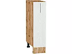 Шкаф нижний с 1-ой дверцей Сканди White Silkwood/Дуб Вотан 816*200*480