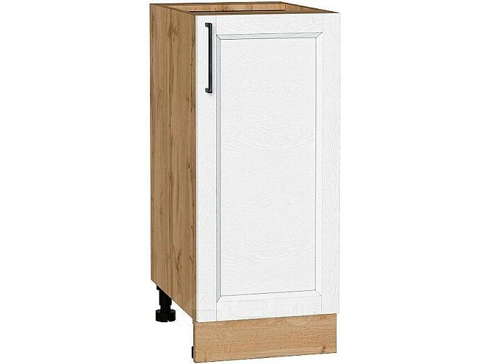 Шкаф нижний с 1-ой дверцей Сканди White Silkwood/Дуб Вотан 816*350*480