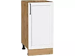 Шкаф нижний с 1-ой дверцей Сканди White Silkwood/Дуб Вотан 816*400*480