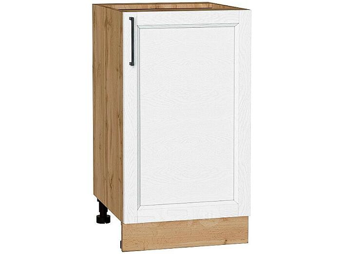 Шкаф нижний с 1-ой дверцей Сканди White Silkwood/Дуб Вотан 816*450*480