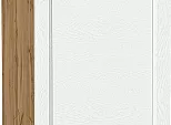Шкаф нижний с 1-ой дверцей Сканди White Silkwood/Дуб Вотан 816*450*480