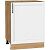 Шкаф нижний с 1-ой дверцей Сканди White Silkwood/Дуб Вотан 816*600*480