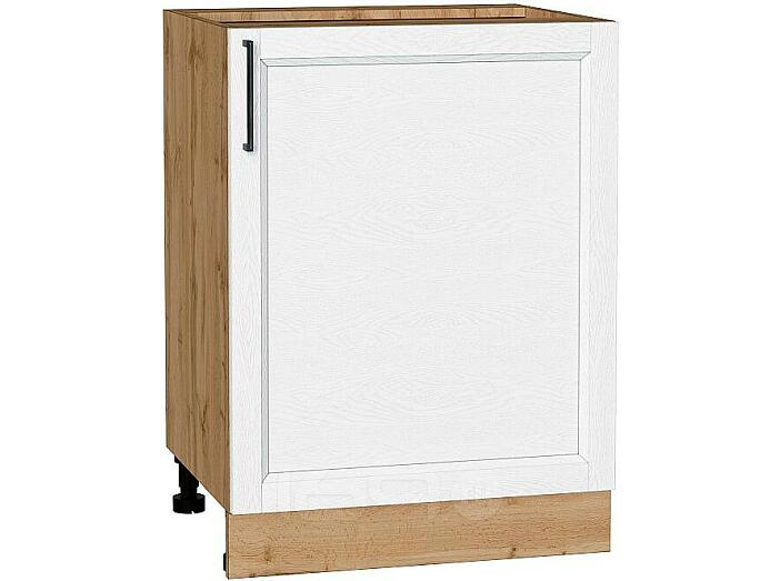 Шкаф нижний с 1-ой дверцей Сканди White Silkwood/Дуб Вотан 816*600*480