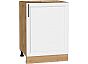 Шкаф нижний с 1-ой дверцей Сканди White Silkwood/Дуб Вотан 816*600*480