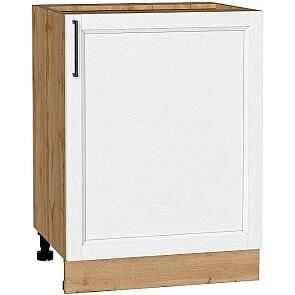 Шкаф нижний с 1-ой дверцей Сканди White Silkwood/Дуб Вотан 816*600*480