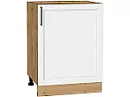 Шкаф нижний с 1-ой дверцей Сканди White Silkwood/Дуб Вотан 816*600*480
