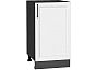 Шкаф нижний с 1-ой дверцей Сканди White Silkwood/Graphite 816*450*480