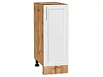 Шкаф нижний с 1-ой дверцей Сканди White Softwood Дуб Вотан 816*300*480