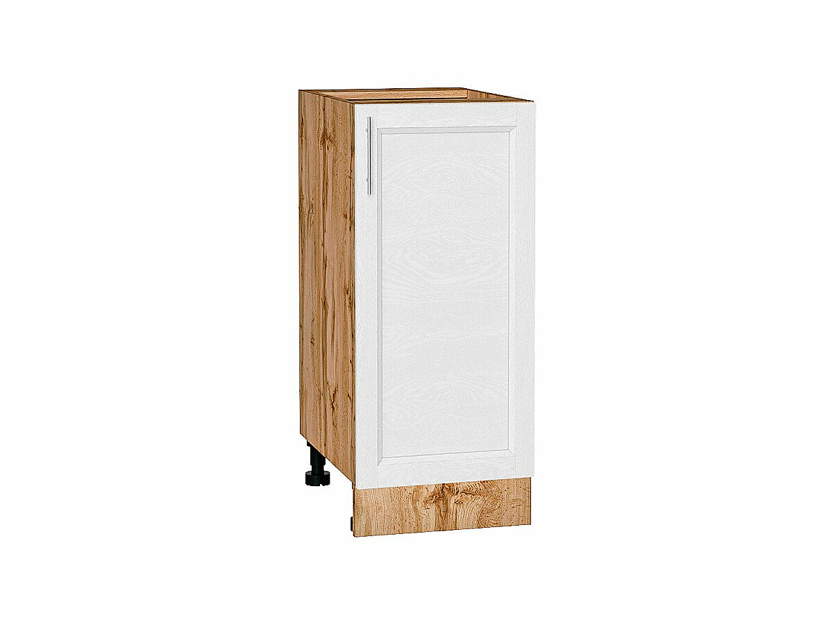 Шкаф нижний с 1-ой дверцей Сканди White Softwood Дуб Вотан 816*350*480