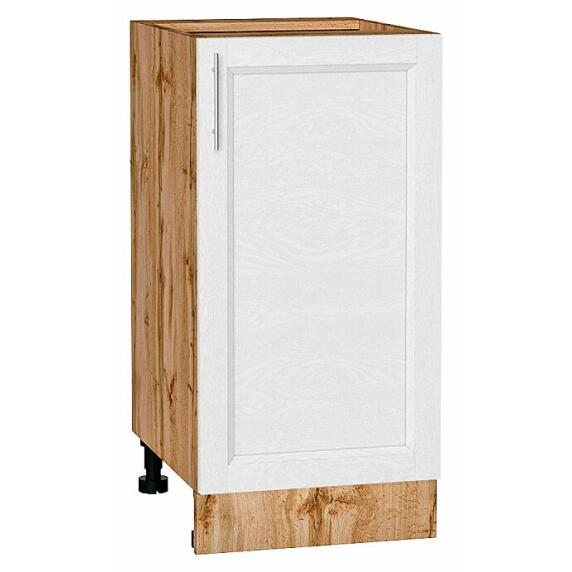 Шкаф нижний с 1-ой дверцей Сканди White Softwood Дуб Вотан 816*400*480